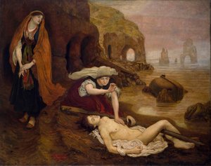 Het vinden van Don Juan door Haidee door Ford Madox Brown