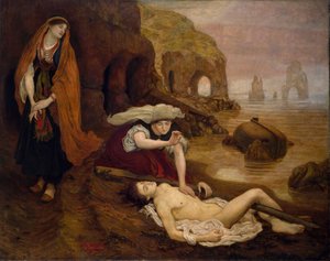 Het vinden van Don Juan door Haidee door Ford Madox Brown