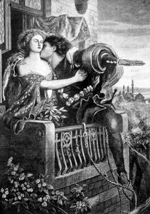 Scène uit Shakespeares Romeo en Julia, ca. 1860s