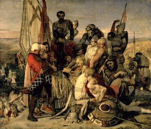 Het Lichaam van Harold voor Willem de Veroveraar Gebracht door Ford Madox Brown
