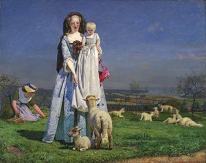 De Mooie Baa-Lammetjes door Ford Madox Brown