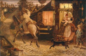 De Reiziger door Ford Madox Brown