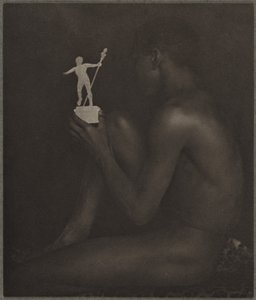 Ebbenhout en ivoor,1899 (foto) door Forshaw Day