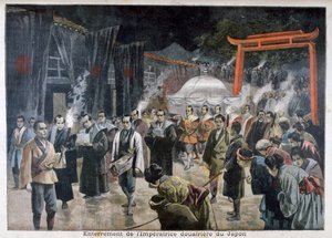 Begrafenis van de Keizerin-Weduwe van Japan, 1897