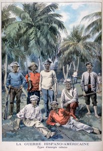 Opstandige Cubanen tijdens de Spaans-Amerikaanse Oorlog, 1898