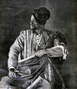 De belangrijkste Dahomey-gezant voor koning Behanzin in Parijs, 1893