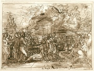 Leugen is de Oorzaak van Alle Kwaad (recto); Een Allegorie van Waarheid en Leugen (verso)