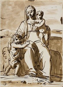 Madonna met kind en Johannes