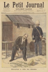 Alfred Dreyfus gevangen op Duivelseiland