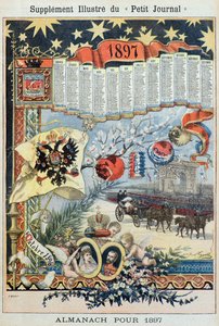 Almanak voor het jaar 1897 (Gravure) door Fortune Louis Meaulle