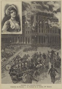 Brand in het Théâtre-Français, Parijs