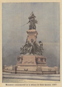 Monument ter herdenking van de verdediging van Saint-Quentin in 1557 door Fortune Louis Meaulle