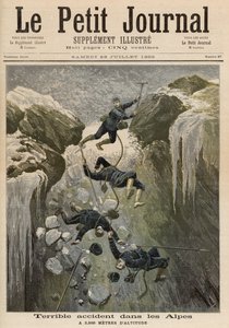 Een Vreselijk Ongeluk in de Alpen, uit 