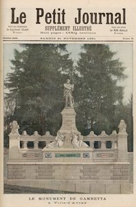 Monument voor Gambetta in Ville-d