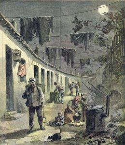 De voddenrapers van Parijs, illustratie uit de geïllustreerde bijlage van Le Petit Journal, 27 augustus 1892 door Fortune Louis Meaulle and Henri Meyer