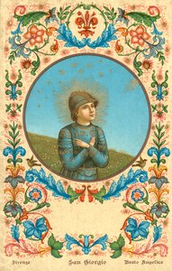 Sint Joris (chromolitho)