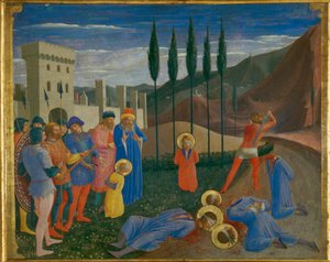Le martyre de saints Cosme et Damien - Het martelaarschap van de heiligen Cosmas en Damian ...
