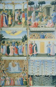 Armadio degli Argenti (Zilveren Kist) met het leven van Jezus door Fra (c.1387 1455) Angelico
