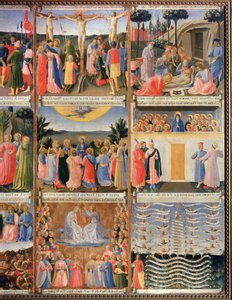 Geschiedenis van het leven van Christus (detail) door Fra  Angelico