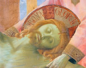 De Kruisafneming of het Altaarstuk van de Heilige Drie-eenheid, ca. 1432, door Giovanni da Fiesole bekend als Fra Angelico