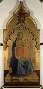 De Madonna heeft het kind door Fra  Angelico