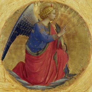 Italiaans: Annunciazione Perugia Altaarstuk door Fra Angelico