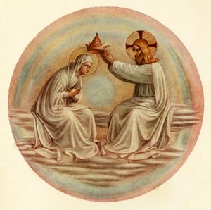 De kroning van de Maagd, 15e eeuw, ca. 1909 door Fra Angelico