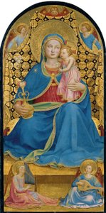 Maagd van nederigheid door Fra Angelico
