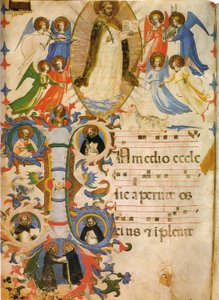 heilige domenico in glorie door Fra Angelico