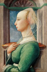 Profielportret van een jonge vrouw, ca. 1445