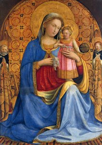 Madonna en Kind met heiligen Dominicus en Peter Martyr Madonna dell Umiltà, ca. 1433