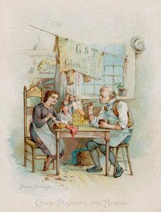 Caleb Plummer en Bertha door Frances Brundage