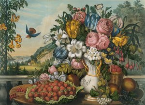 Landschap - Fruit en Bloemen