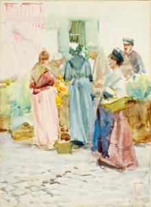 Een drukke hoek in Arles