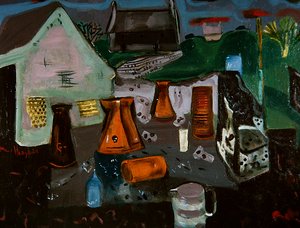 Melkveehouderij, c.1930 door Frances Hodgkins