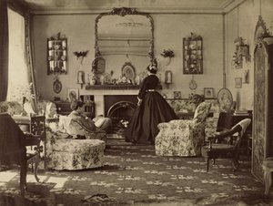 Interieur van Kamer, ca. 1862