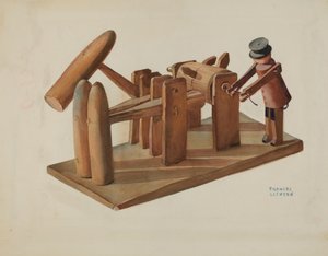 Pa. Duitse speelgoedstempelmolen