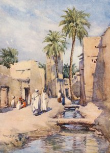 Een dorpsstraat, Biskra