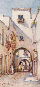 Rue Tourbet el Bey, Tunis door Frances Nesbitt