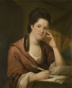 Portret van Hannah More (geb. 1745), ca. 1780