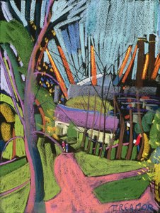 Millennium Dome vanuit Greenwich Park door Frances Treanor