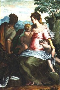 Madonna en Kind met Sint Jan de Doper