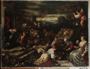 De zomer door Francesco Bassano