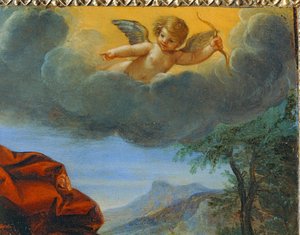 Apollon en Daphne - Apollo en Daphne ... door Francesco Albani