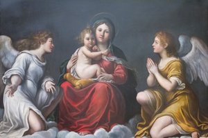 Madonna en Kind met Engelen