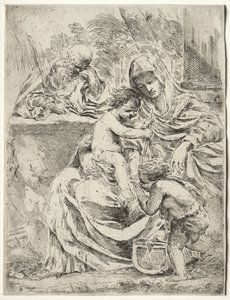 De Heilige Familie door Francesco Amato