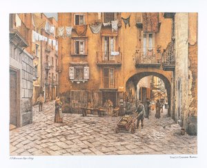 Italië, Napels, Sopportico de