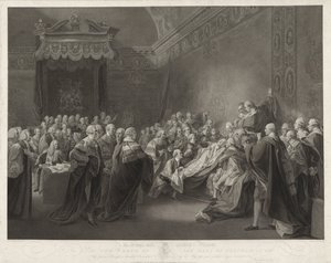 Dood van de Graaf van Chatham door Francesco Bartolozzi