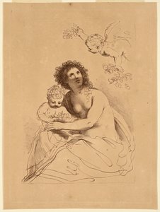 Flora met Jongens door Francesco Bartolozzi