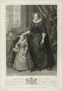 Mary Queen of Scots door Francesco Bartolozzi